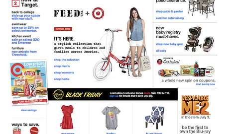 Target FEED USA Leaderboard Ad