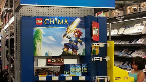 Staples Lego Chima Endcap