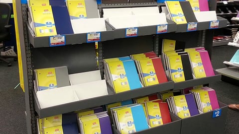 Staples Accel 'Notebooks' Gondola