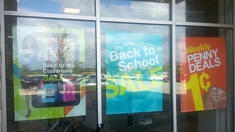 OfficeMax Back-to-School Window Posters