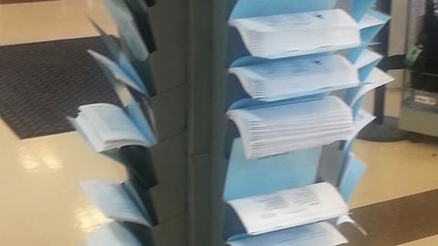OfficeMax 'School Lists' Floorstand