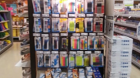 OfficeMax 'Compare to National Brands' Endcap