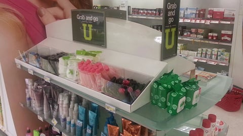 Target 'Grab and Go U' Framed Signs