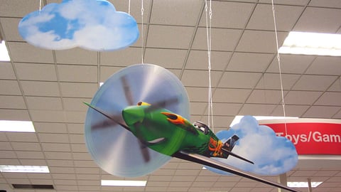Target Disney 'Planes' Ceiling Sign