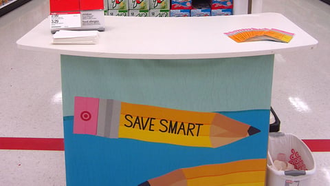 Target 'Save Smart' Sampling Station