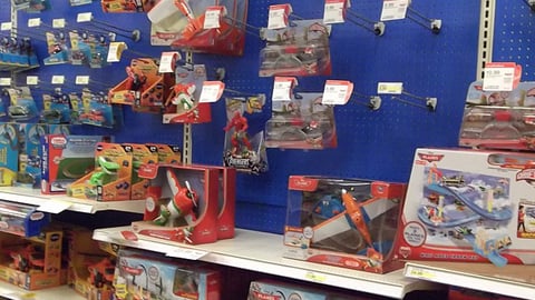 Target Disney 'Planes' In-Line Display