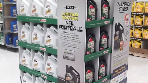 Castrol Walmart 'NFL Football' Pallet