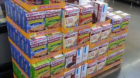 Walmart General Mills '4 Box Tops' Half-Pallet