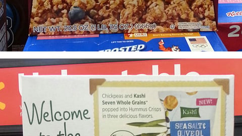 Kashi Go Lean Walmart 'Free Book' Packaging