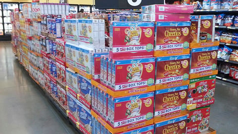 Walmart General Mills '5 Box Tops' Pallet Train