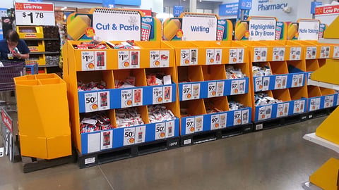 Walmart Back-to-School Pallet Train