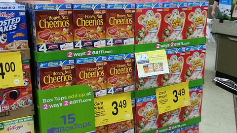 General Mills Safeway '2 Ways 2 Earn' Pallet Display