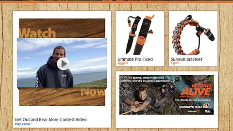 Walmart.com 'Bear Grylls' Kit Room' Showcase