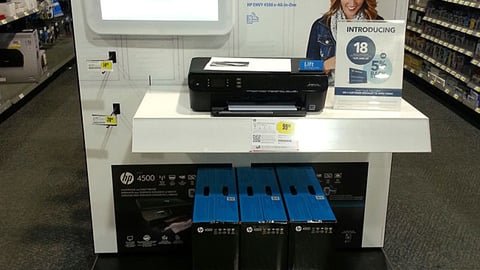 HP 'Print in the Moment' Endcap