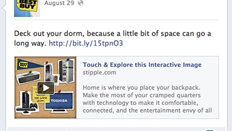 Best Buy Stipple Facebook Update
