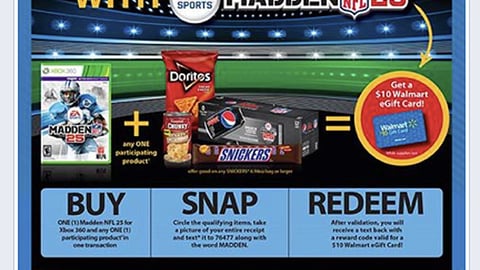 Walmart 'Madden NFL 25' Facebook Update