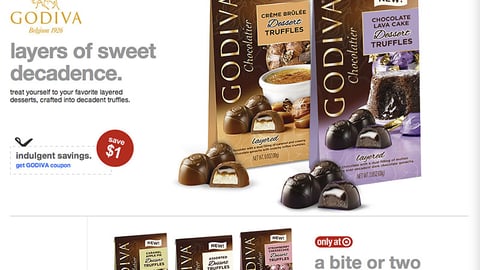 Target Godiva Brand Showcase