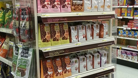 Target Godiva Starbucks Endcap