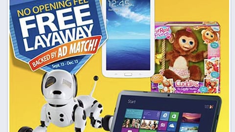 Walmart 'Free Layaway' Facebook Update