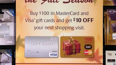 Safeway 'Fall Season' Gift Card Incentive Shelf Sign