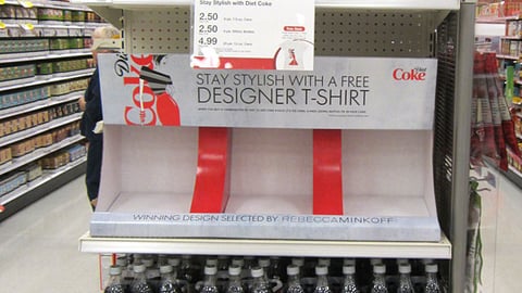 Target Diet Coke 'Young Designer Challenge' Endcap
