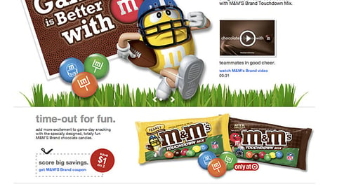 Target M&M's Brand Page