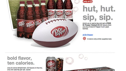 Target Dr Pepper Brand Page