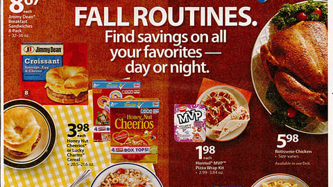 Walmart 'Fall Routines' Circular Cover