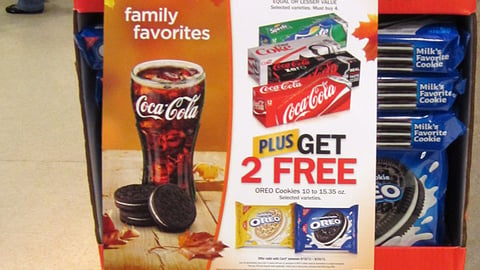 Safeway Coca-Cola Fall Incentive Sign