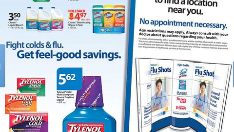 Walmart 'Flu Shots' Feature