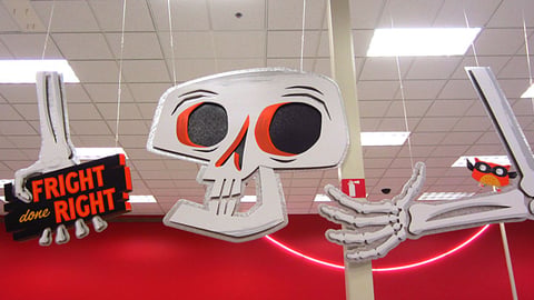Target 'Fright Done Right' Ceiling Signs