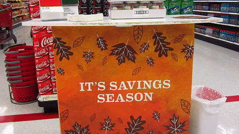 Target Archer Farms 'Savings Season' Sampling Station