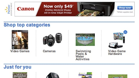 Walmart 'Tailgate Weekend' Email