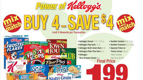 Albertsons 'Power of Kellogg's' Feature 