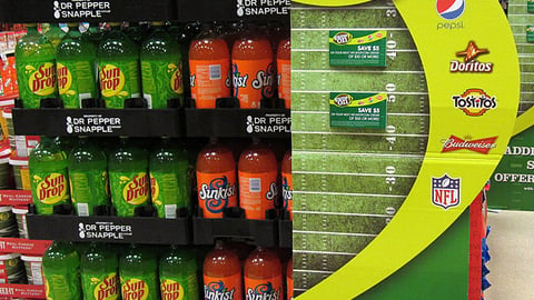 PepsiCo/A-B Albertsons 'Game On' Standee
