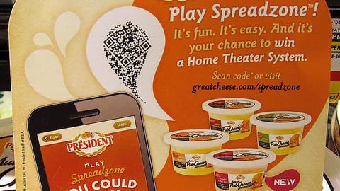 President 'Play Spreadzone' Shelf Dangler