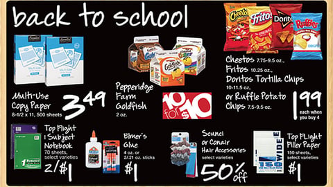 Albertsons 'Back to School' Feature 