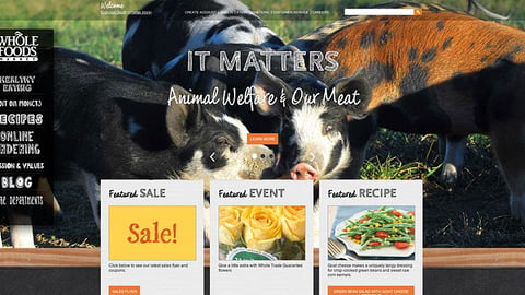 Whole Foods 'Animal Welfare Week' Carousel Ad