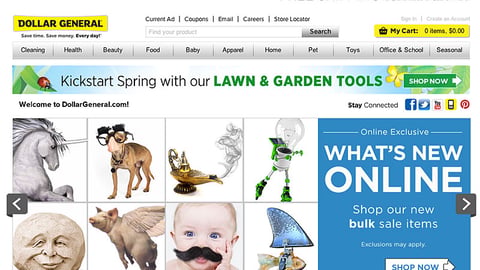 Dollar General April Fool's Day Carousel Ad