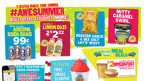 7-Eleven 'Awesummer' Page