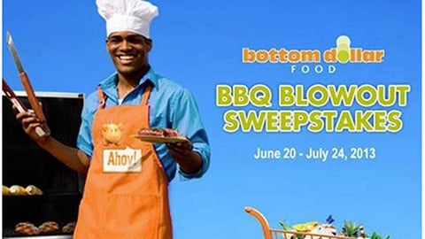 Bottom Dollar 'BBQ Blowout' Facebook Update