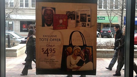 Barnes & Noble 'Black History Month' Window Poster