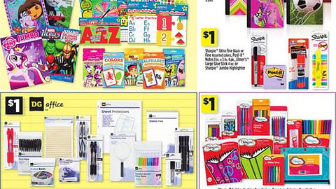 Dollar General 'Back to School Deals' Feature