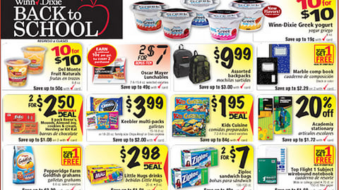 Winn-Dixie 'Back to School' Feature