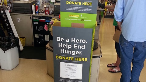 Dollar General General Mills 'Be a Hero' Dump Bin
