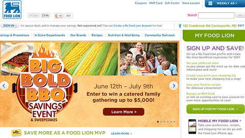 Food Lion 'Big Bold BBQ' Carousel Ad