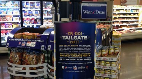 Winn-Dixie PepsiCo 'Big Easy Tailgate Party' Sign