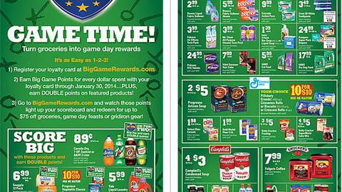 A&P 'Big Game Rewards' Features