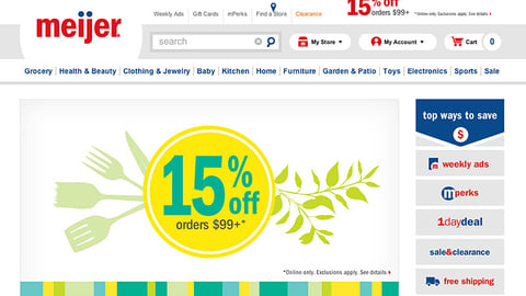 Meijer 'Black Friday' Banner Ad