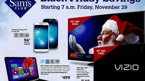 Sam's Club 'Black Friday Savings' Insert
